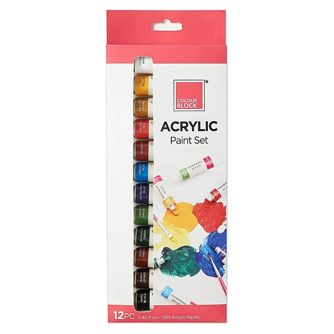 Acrylic Paint Sticks 12 Colours