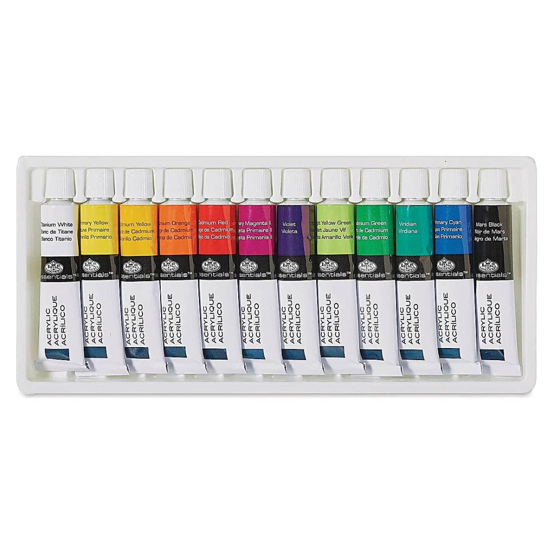 Acrylic Paint Tubes Metal Case