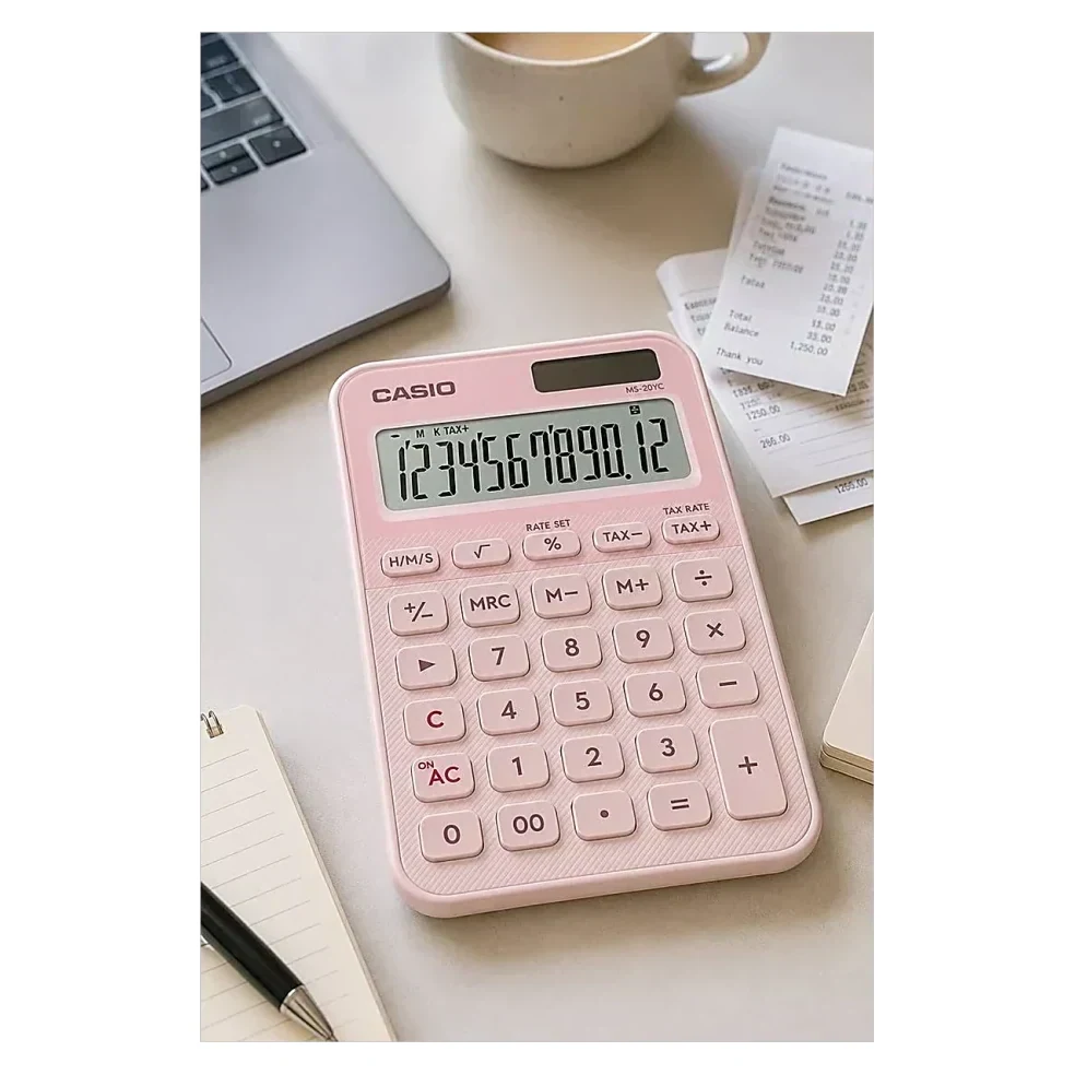 Casio Pink Mini Calculator