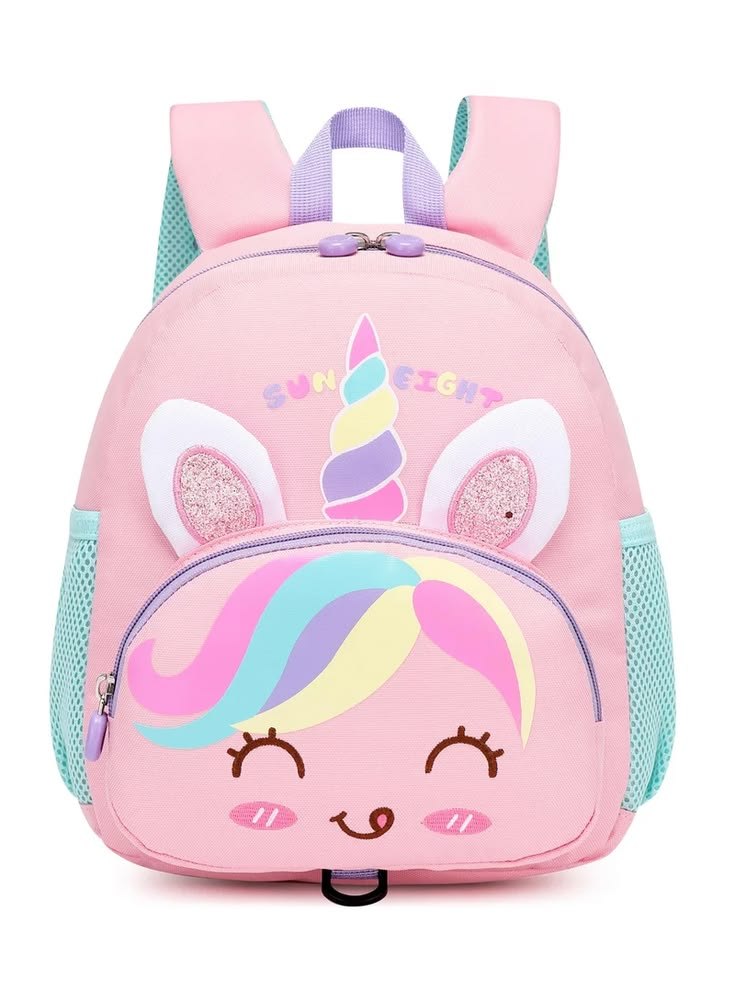 Kids Unicorn Backpack Pink