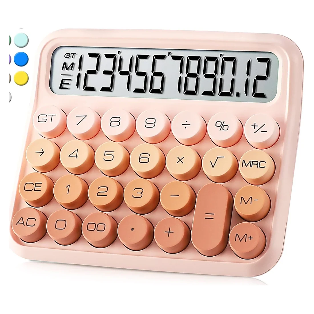 Pink Calculator Peach Buttons