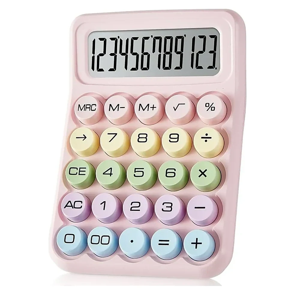 Pastel Pink Pocket Calculator