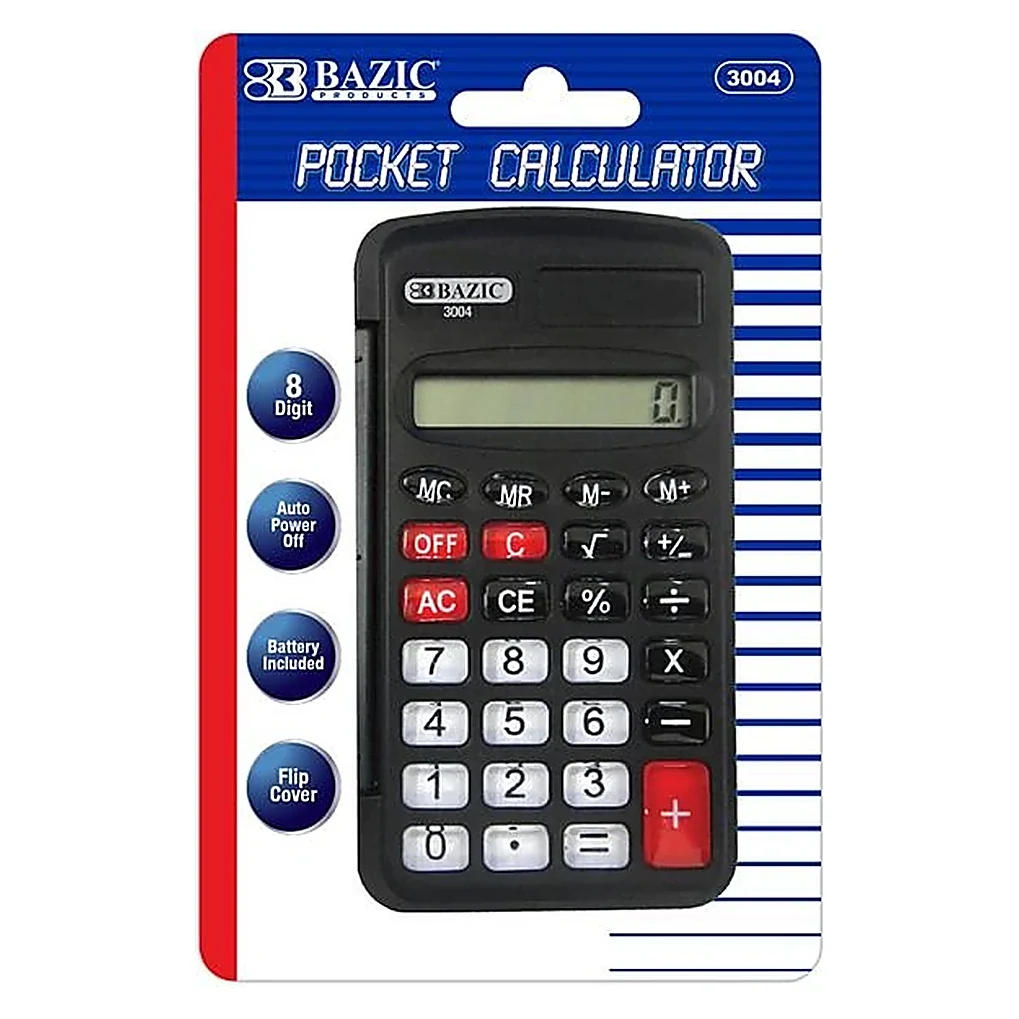 Pocket Calculator in Packaging