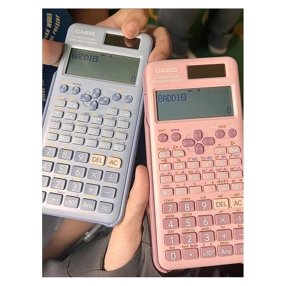 Casio Calculator Pair Blue and Pink