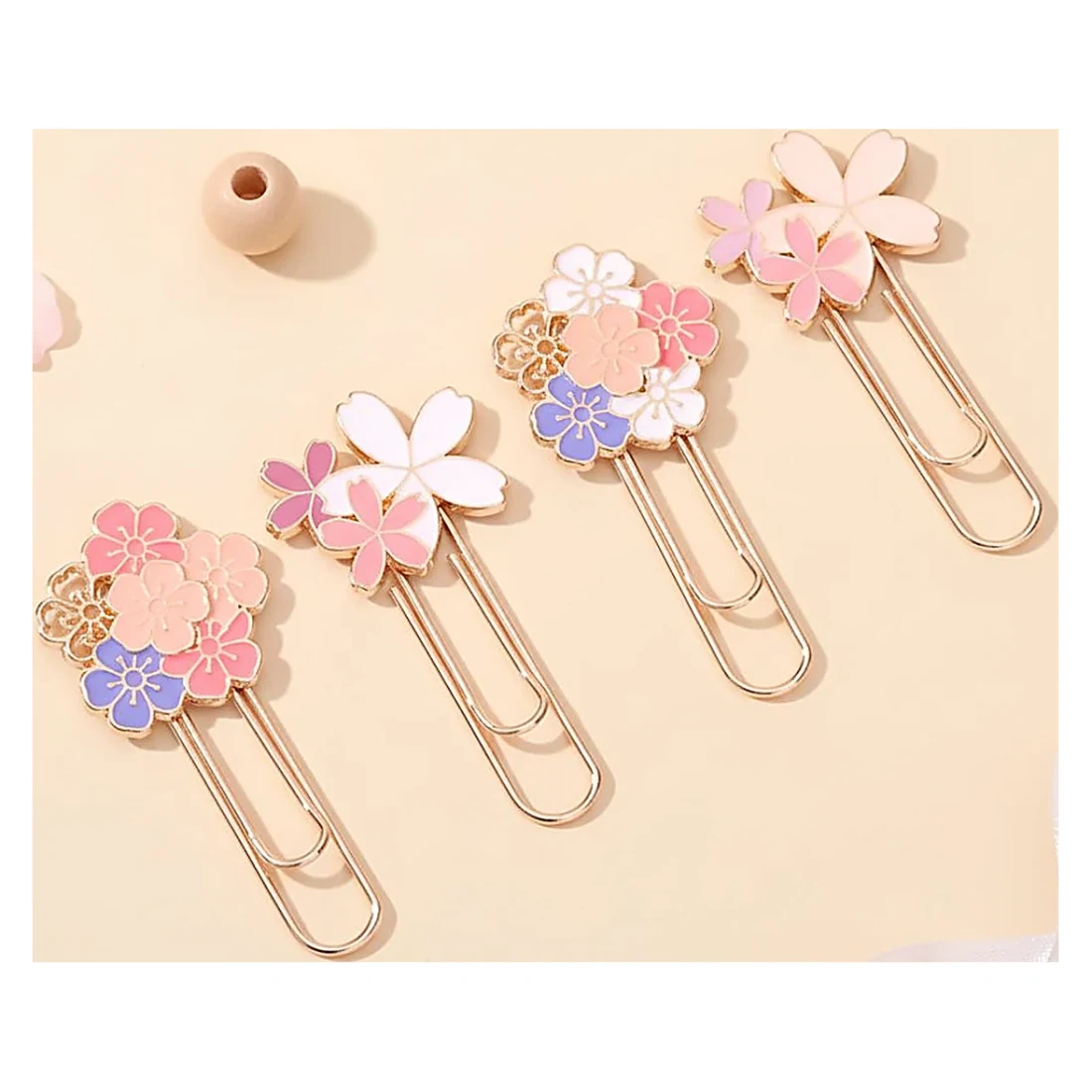Floral Paper Clips