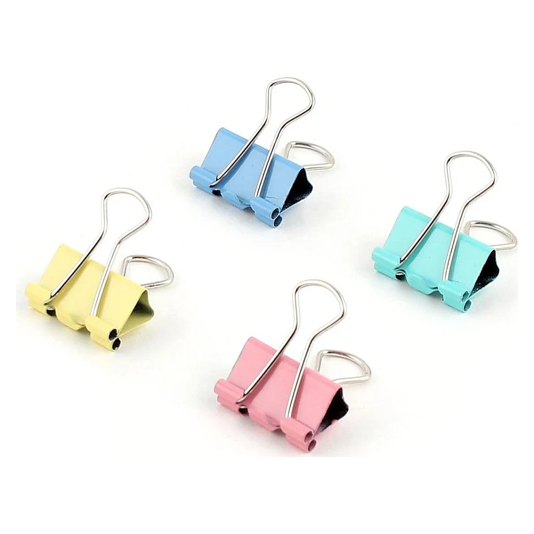 Pastel Binder Clips Small