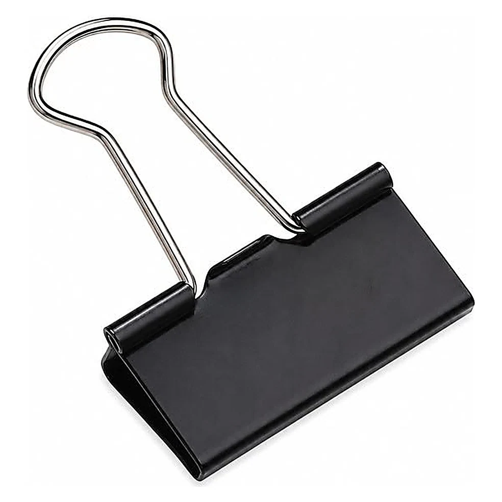 Black Binder Clip Large