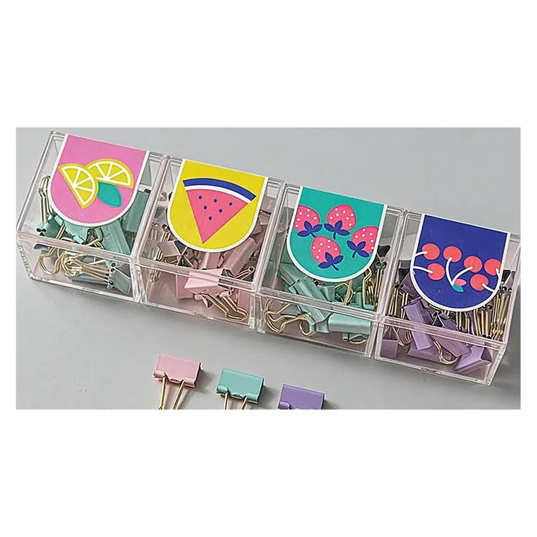 Fruity Binder Clips Set