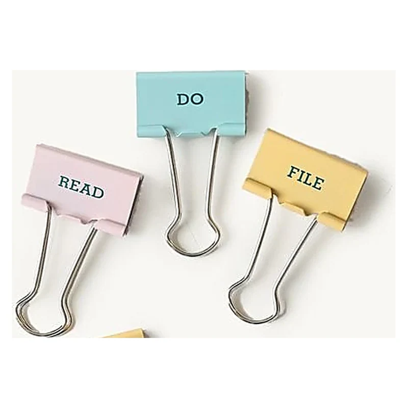 Pastel Index Tab Clips