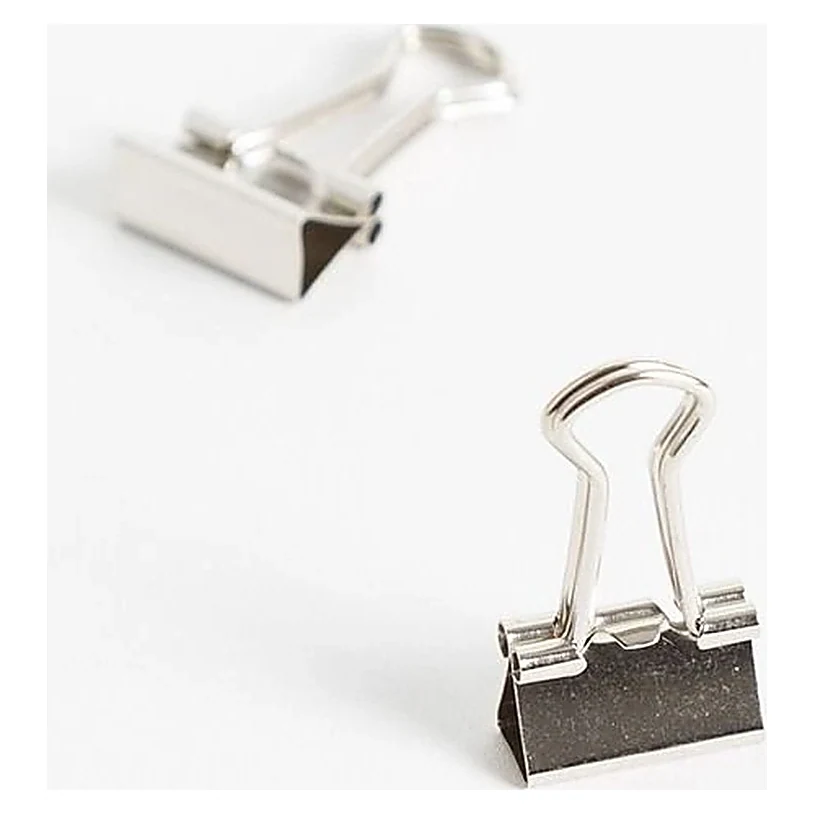 Silver Binder Clip Small