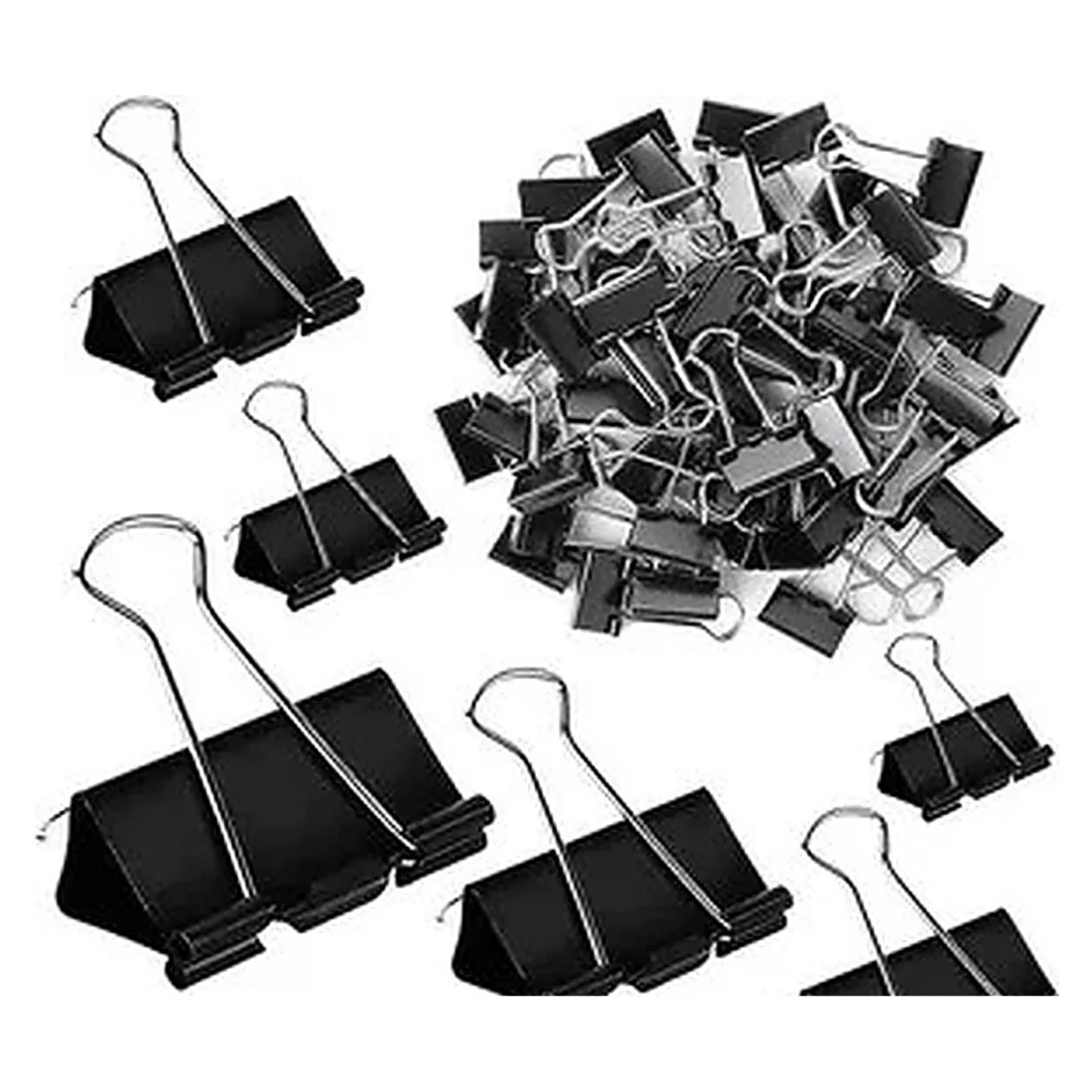Black Binder Clips Loose