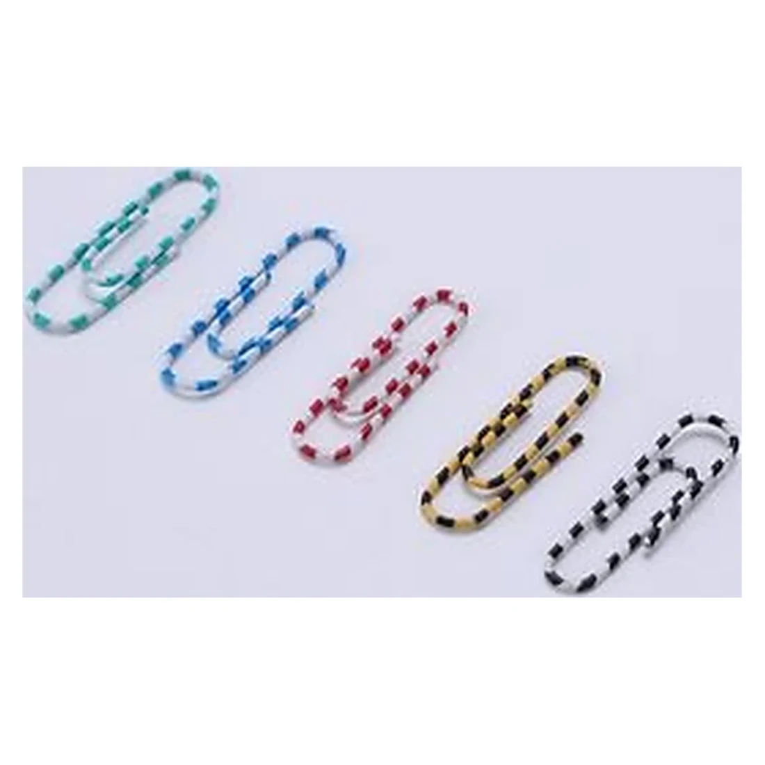 Patterned Oval Paper Clips