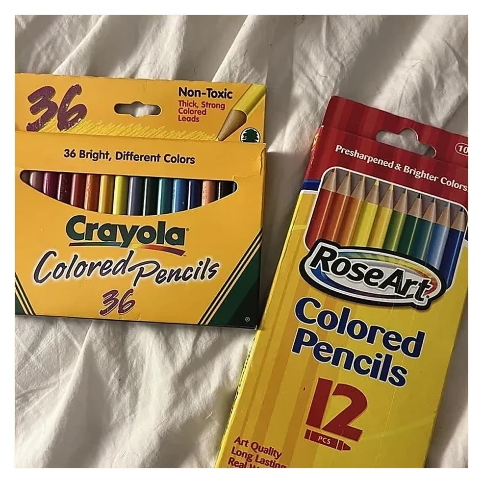 Crayola and RoseArt Pencil Packs