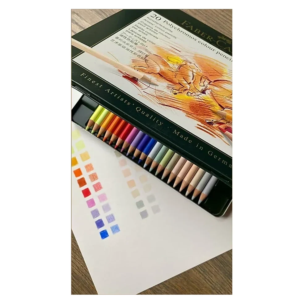 Coloured Pencil Swatch Chart