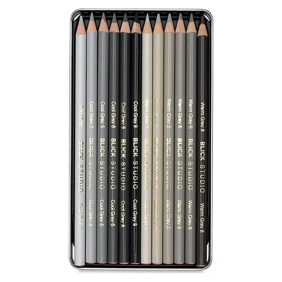 Black and Grey Pencil Set