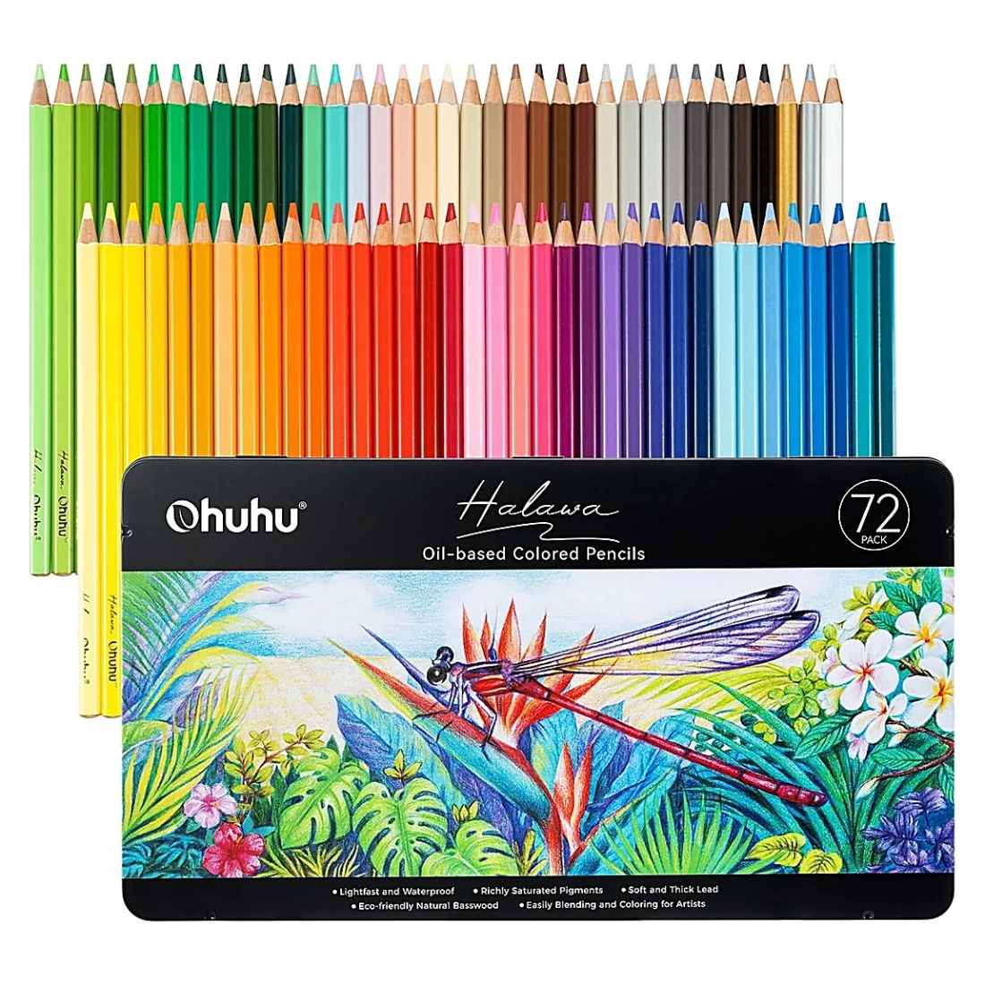 Ohuhu Watercolour Pencils 72