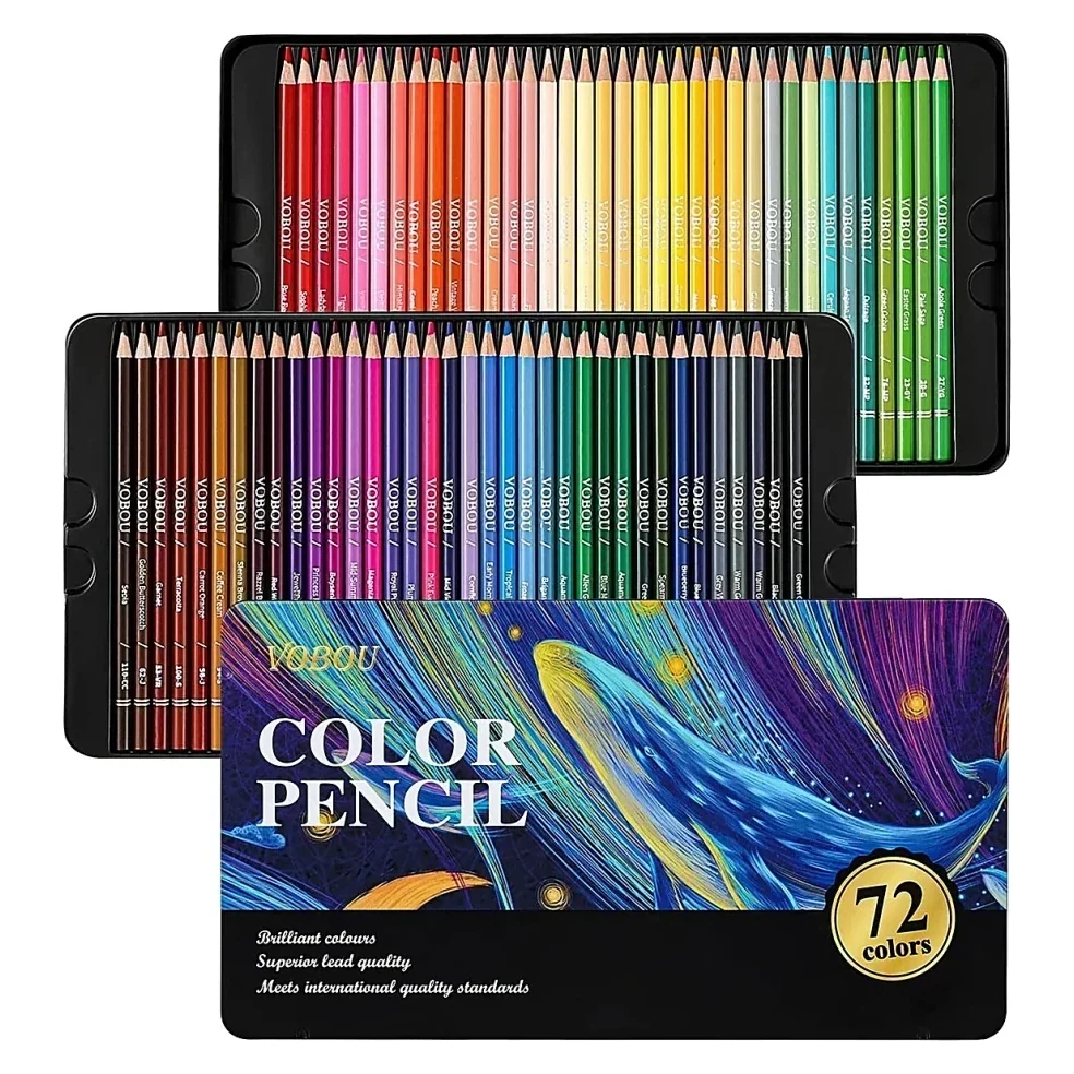 Colour Pencil Set 72 Tray