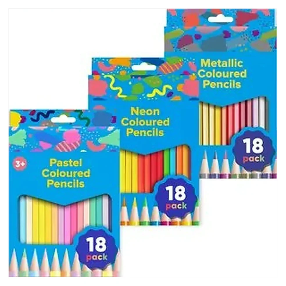 Metallic Neon Pastel Pencil Packs