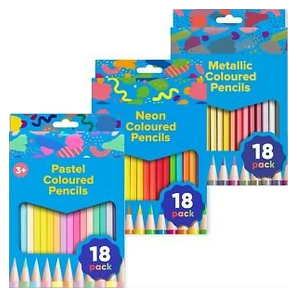 Metallic Neon Pastel Pencil Packs