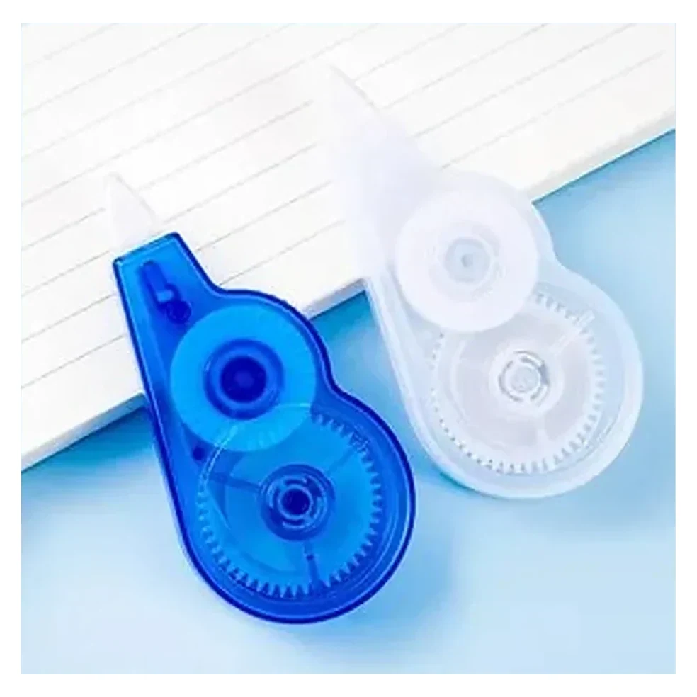 Blue and Clear Correction Tape
