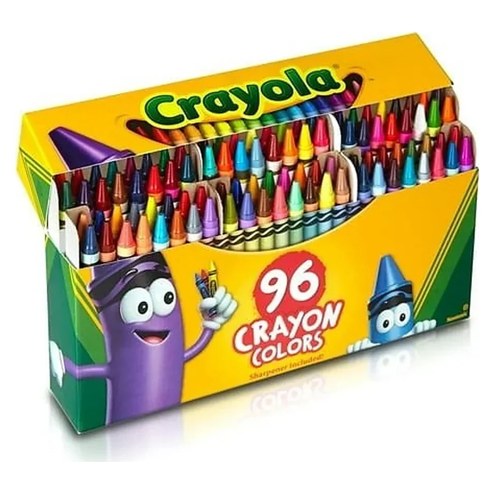 Crayola Crayons 96 Open Box