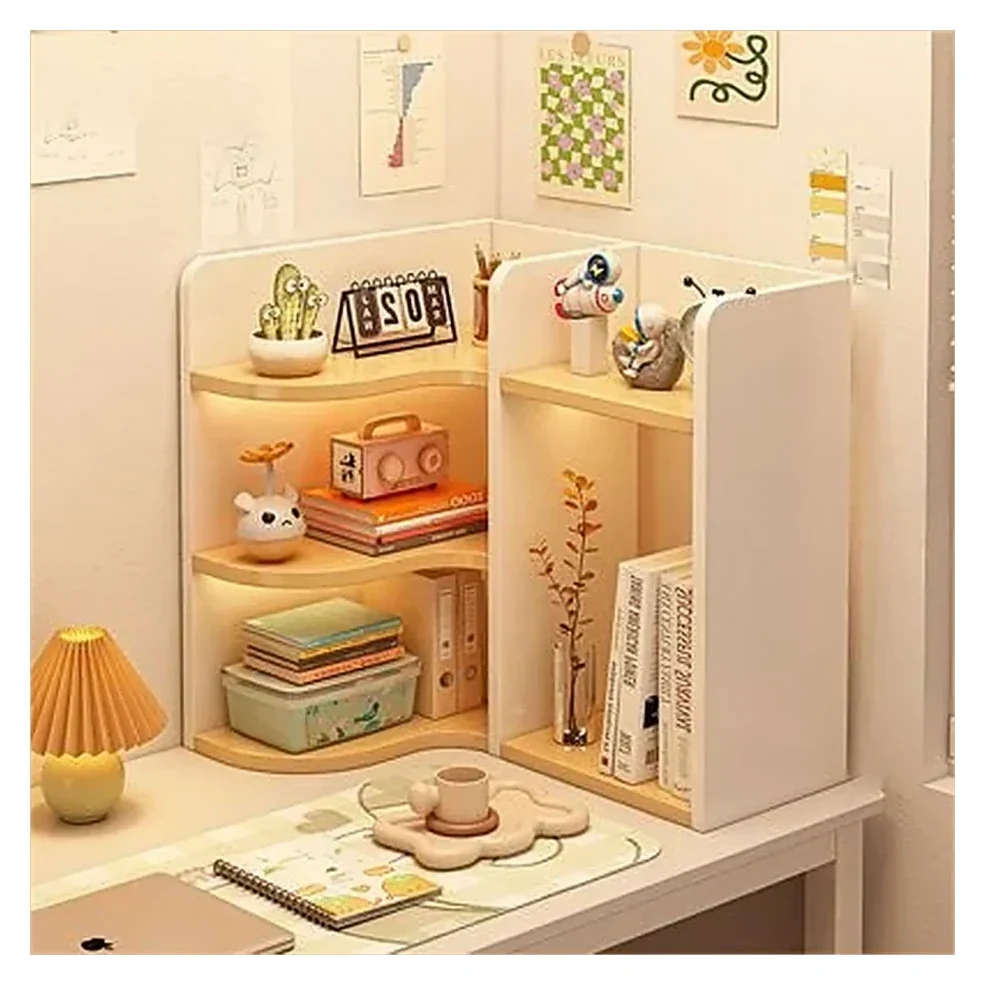 Wooden Desk Shelf Organiser