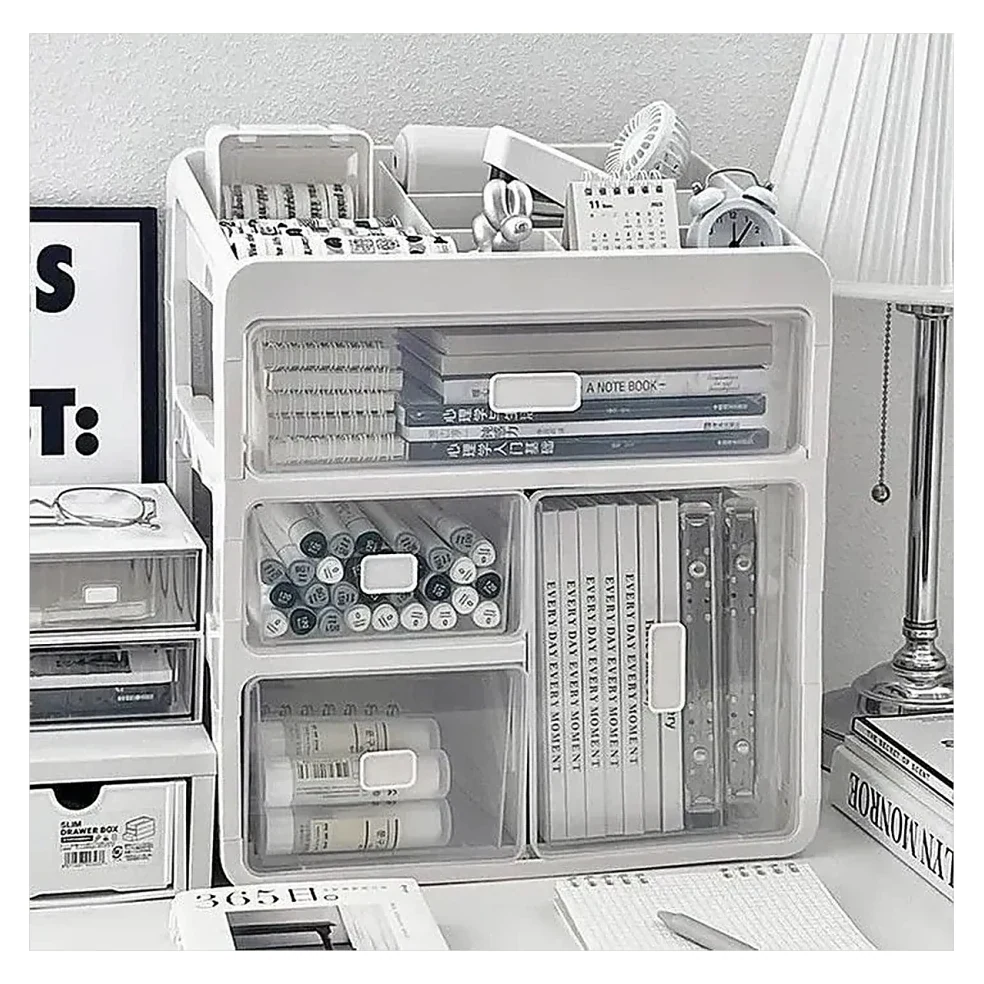Clear Acrylic Desk Organiser