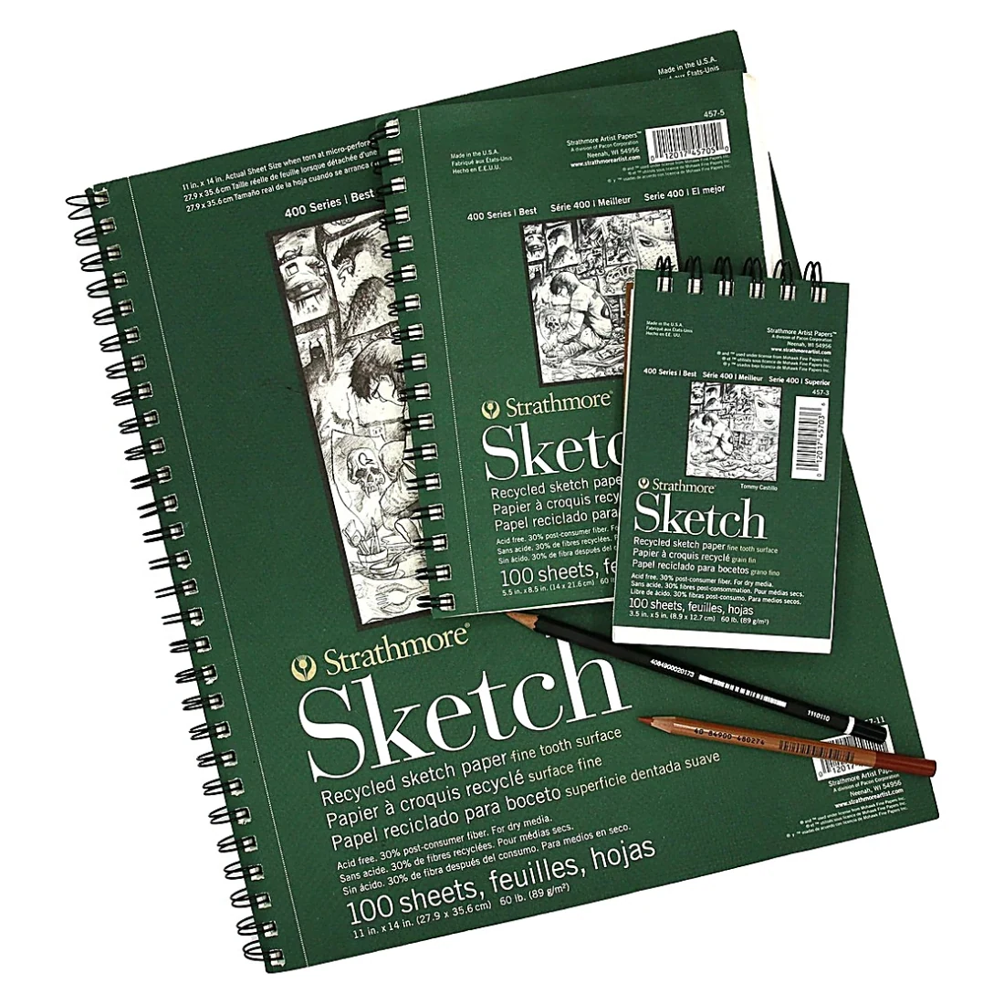 Green Sketch Book