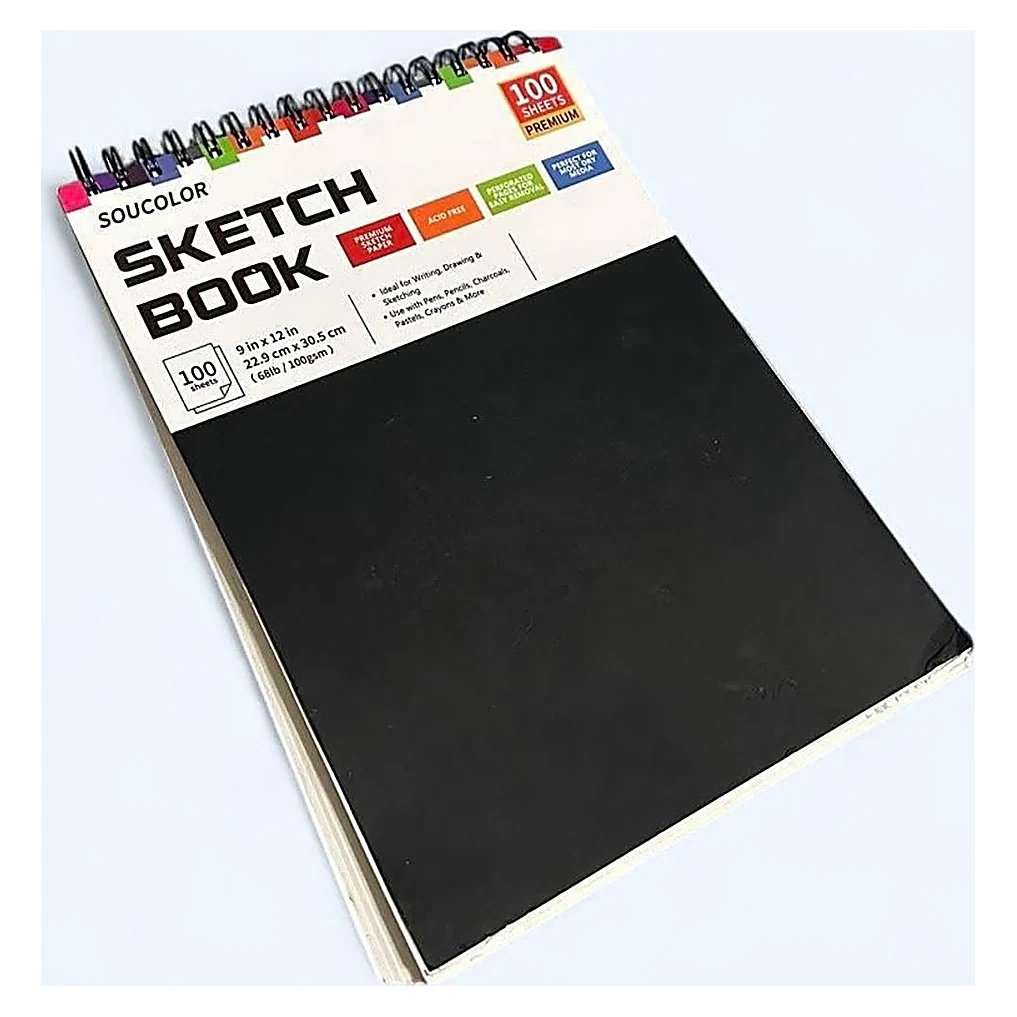 Sketch Book Spiral Square