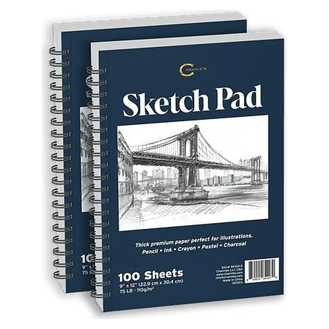 Blue Sketch Pad Set