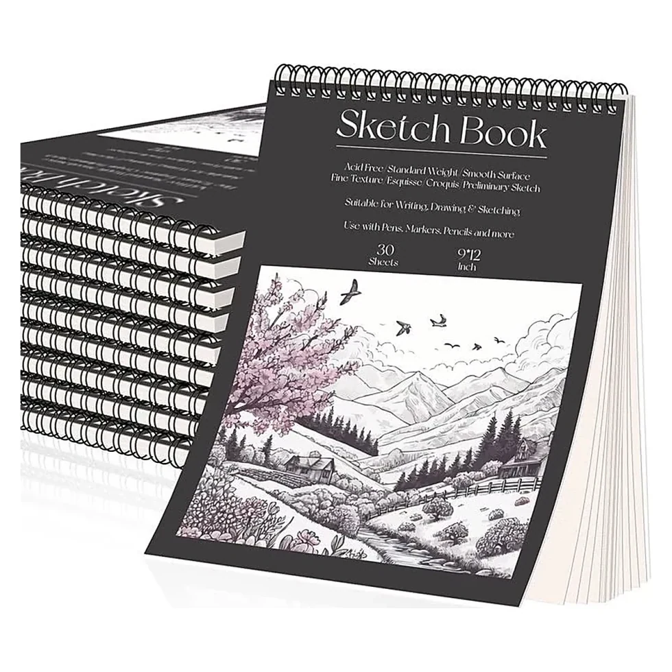 Sketch Book with Landscape