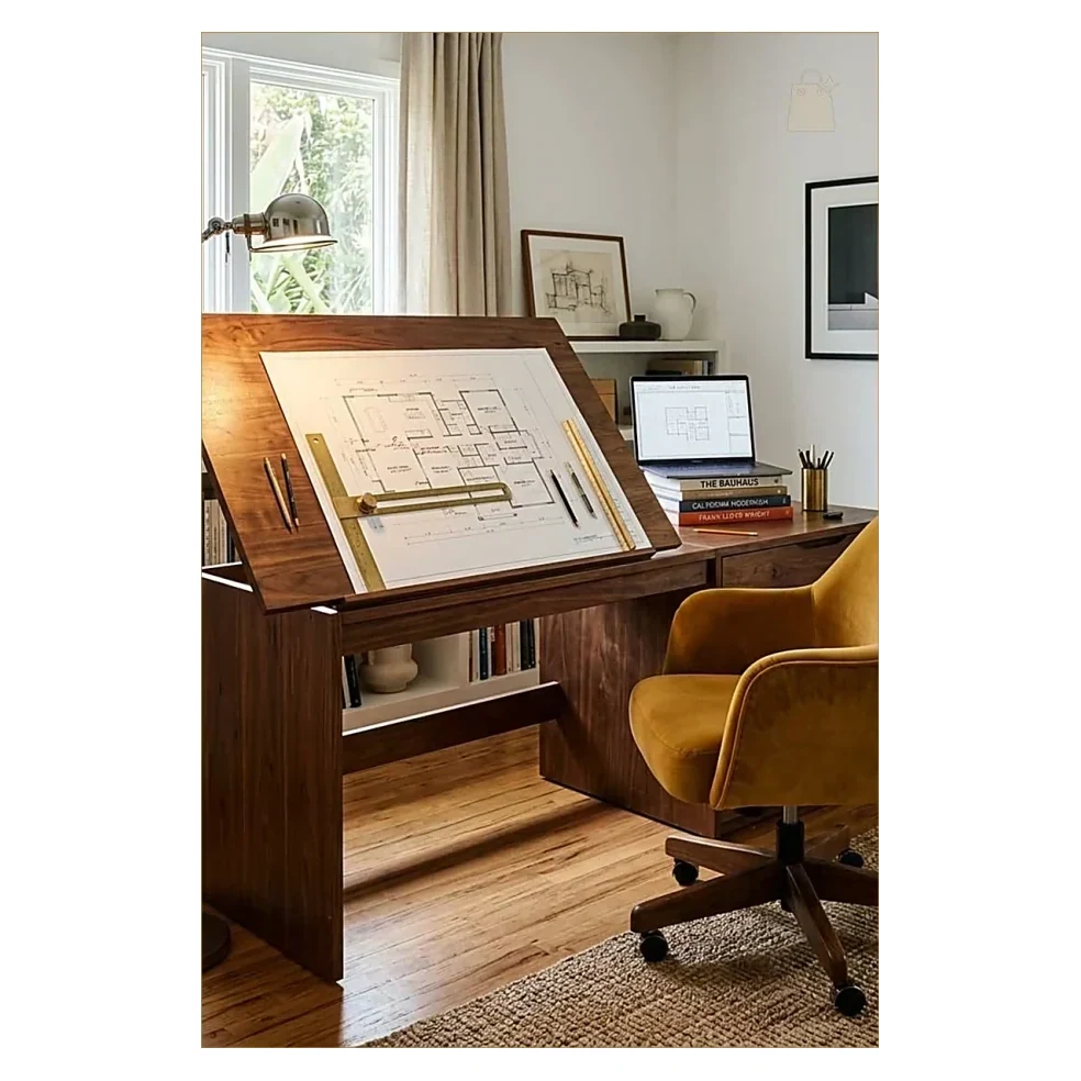 Wooden Drafting Desk