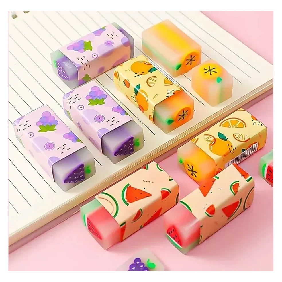 Fruity Erasers Set