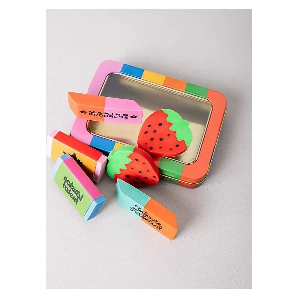 Colourful Erasers Assorted