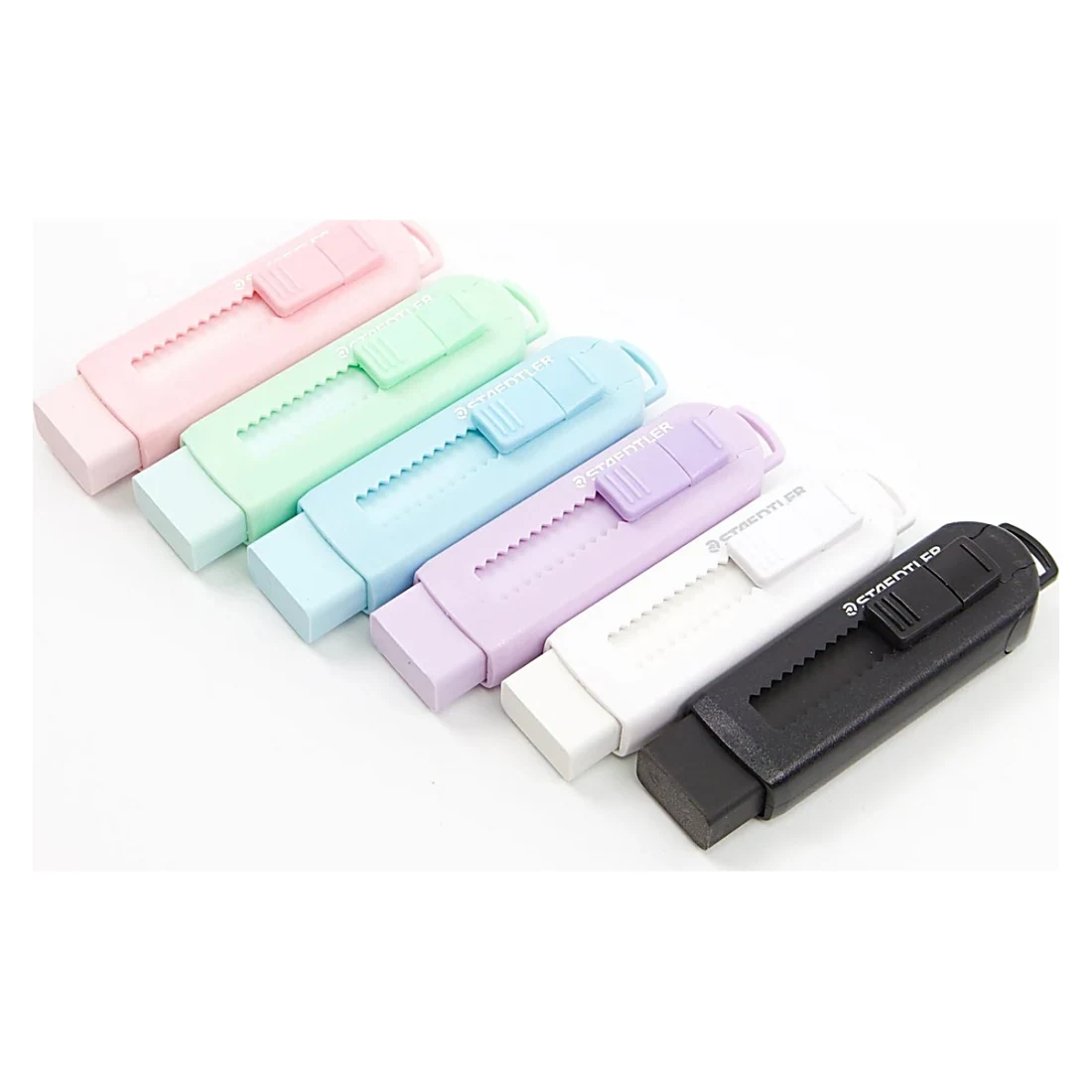 Slim Pastel Erasers