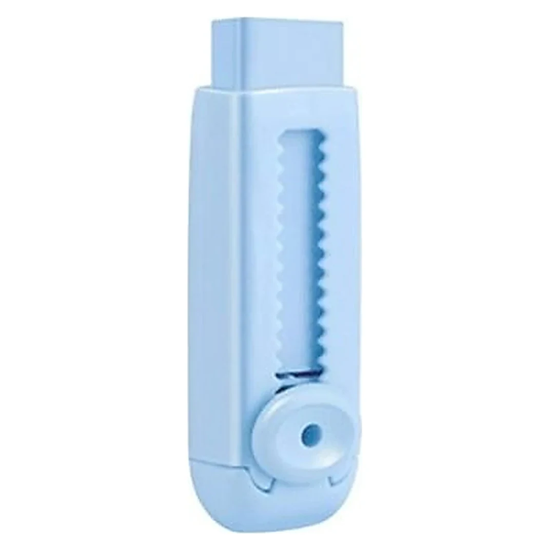 Blue Eraser with Roller
