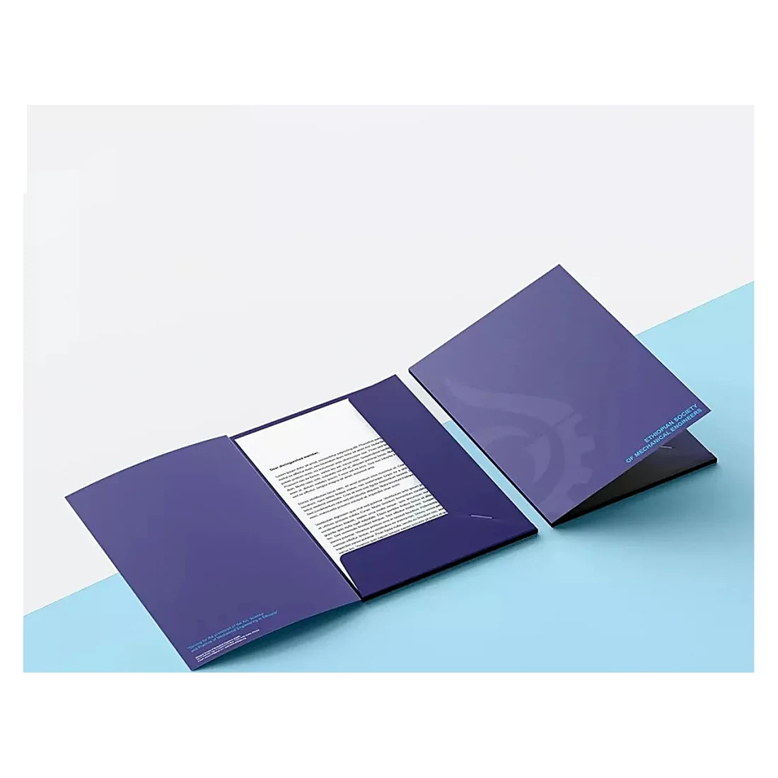 Purple Document Folders