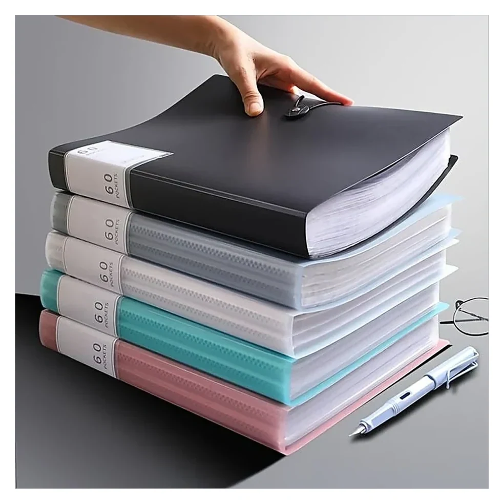 Stack of Folders Pastel