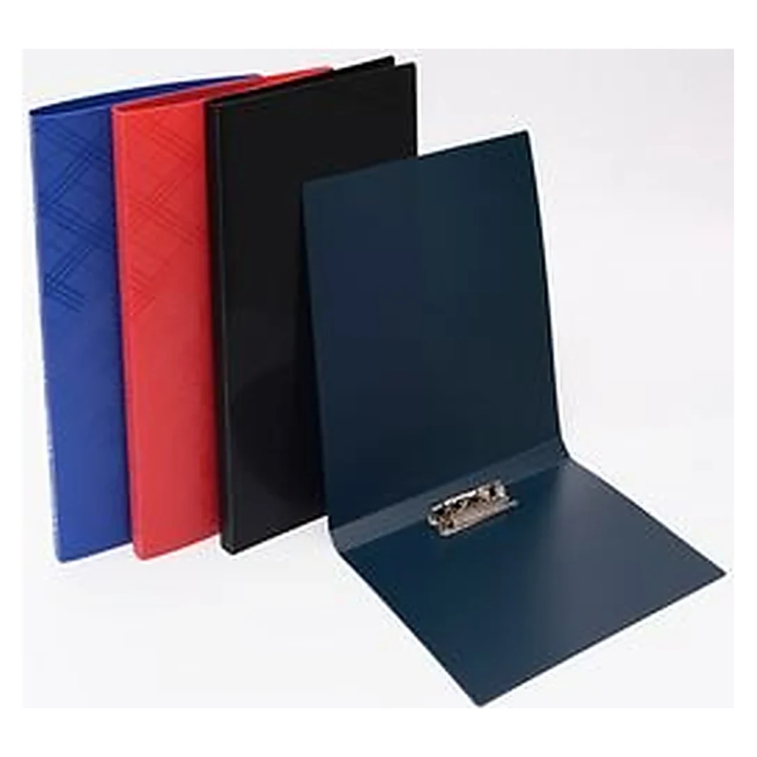 Blue Red and Black Folders