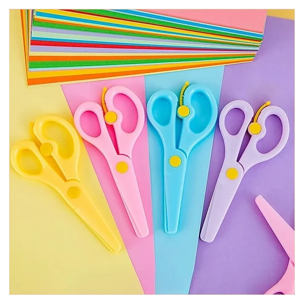 Colourful Scissors with Paper