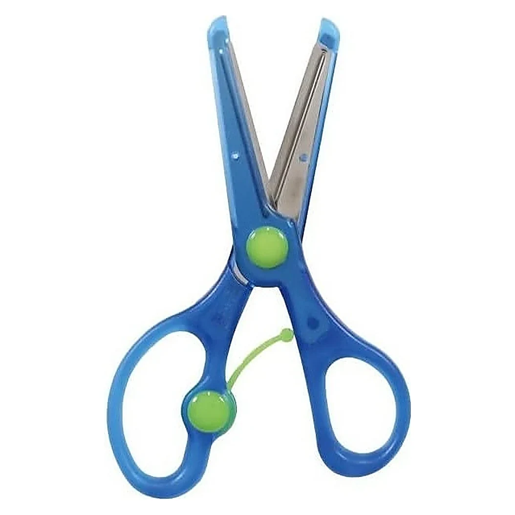Blue Scissors Rounded