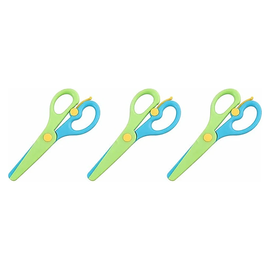 Green Scissors Pack of Three