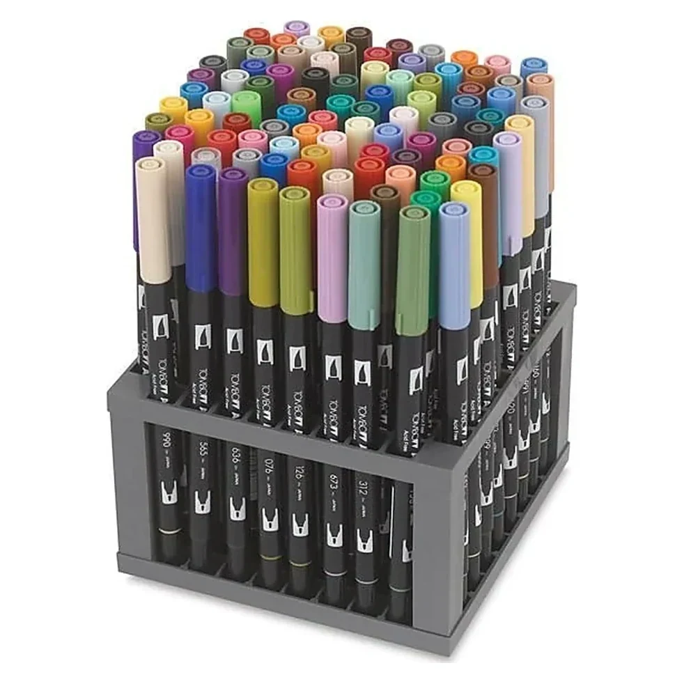 Markers in Holder Rack