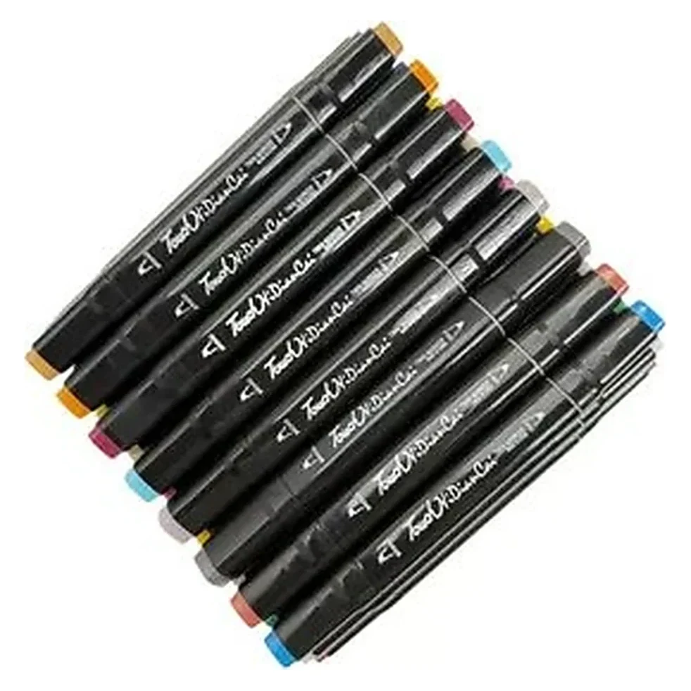 Black Marker Pens Set