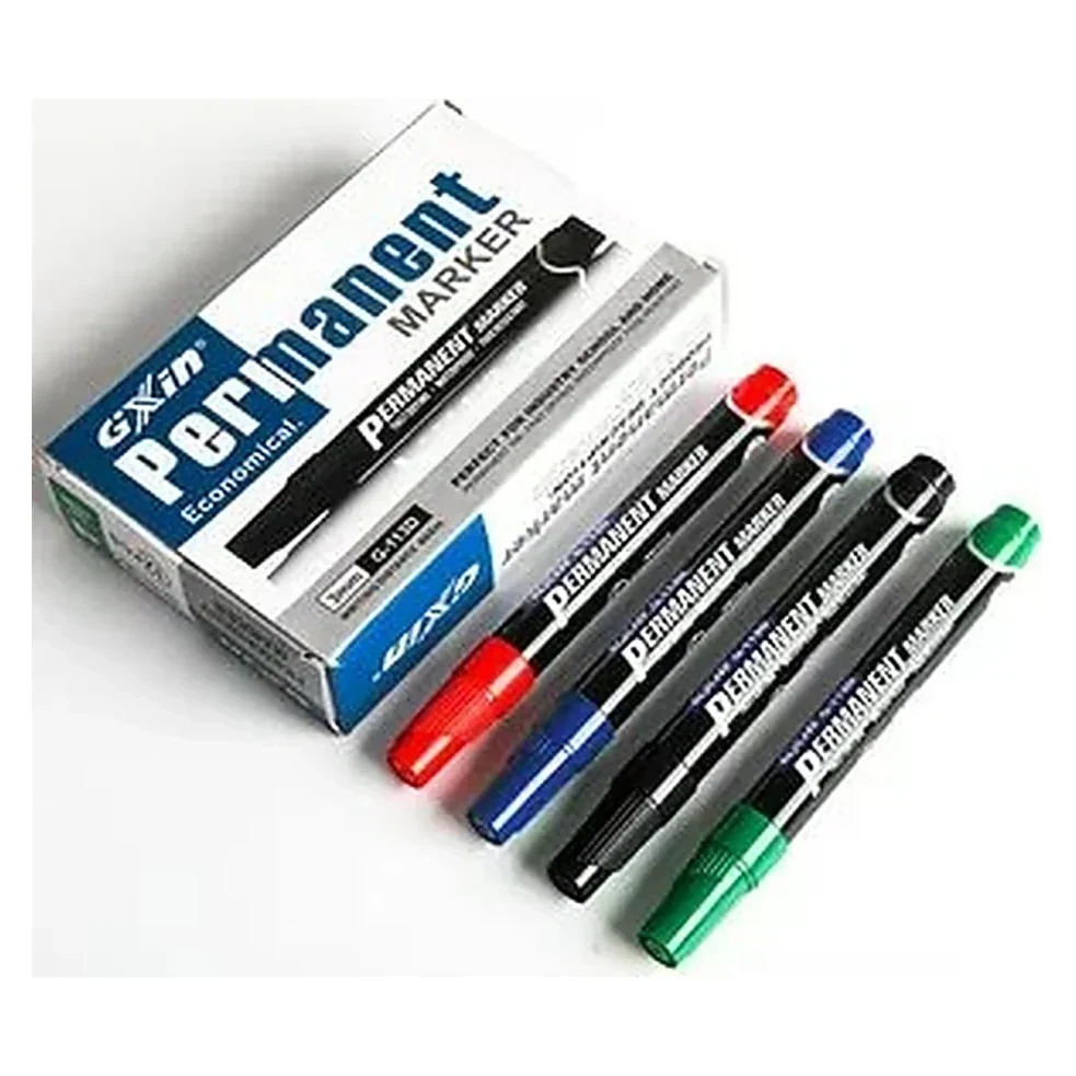 Permanent Markers with Box