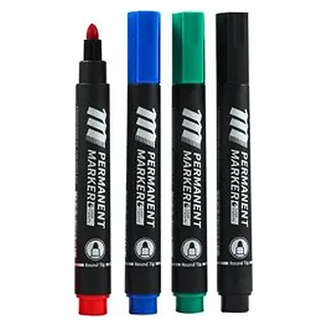 Permanent Markers Set of Four