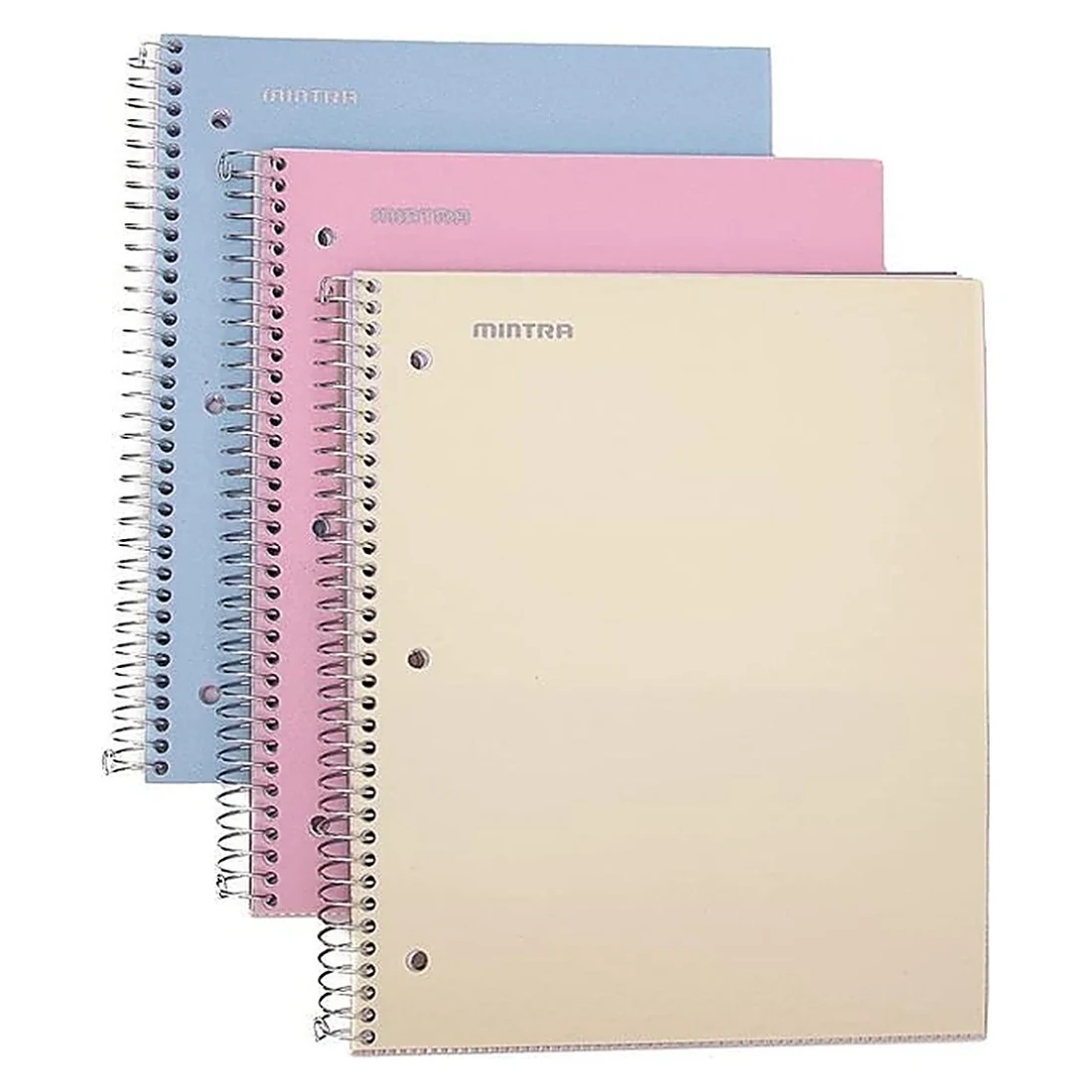 Pastel Spiral Notebook Stack