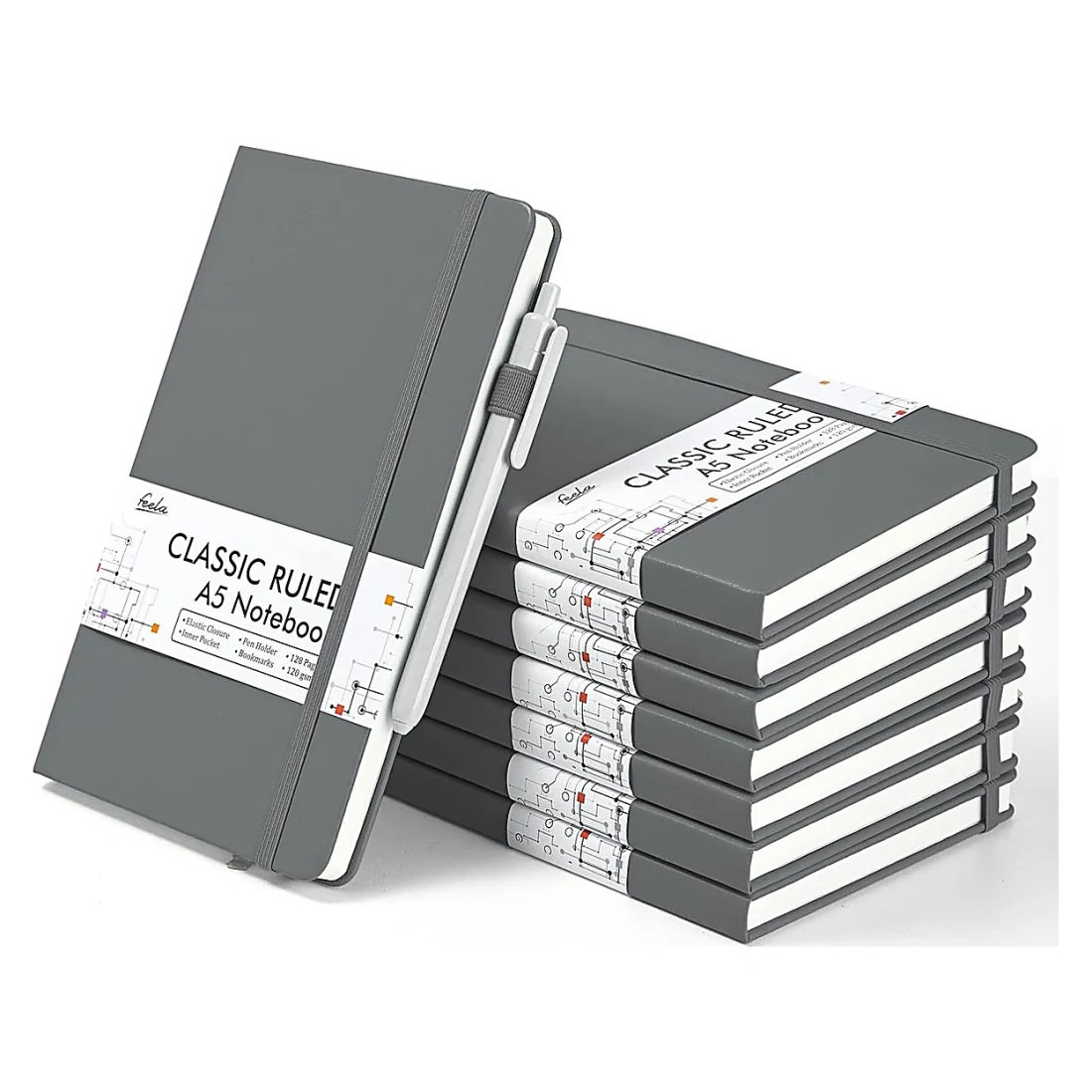 Moleskine Notebooks Stack