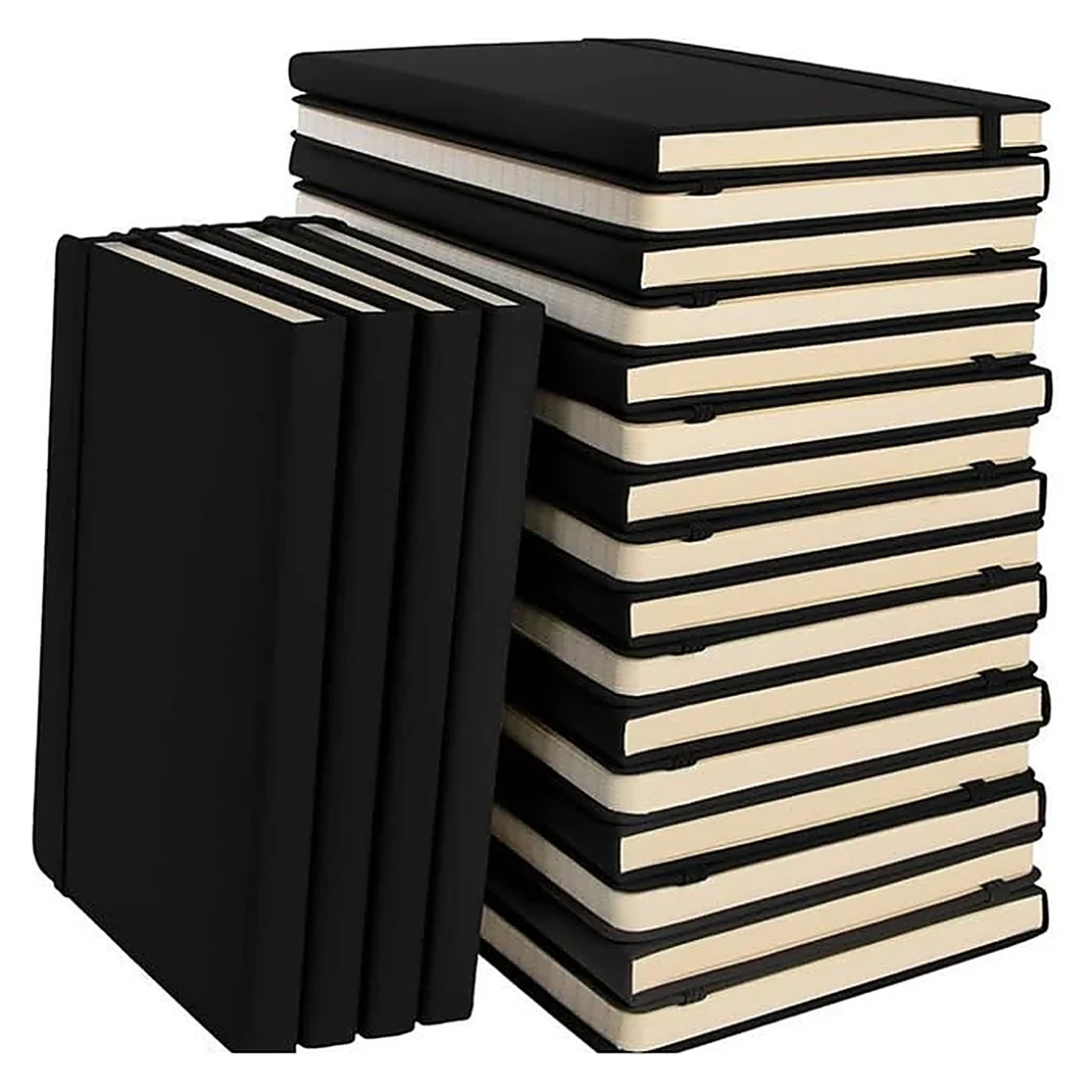 Black Notebooks with Gold Edges