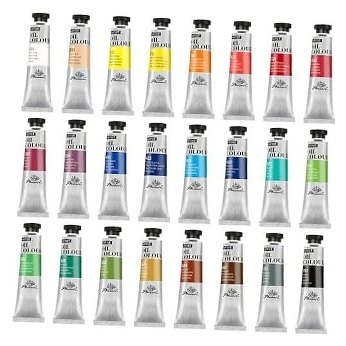 Oil Paint Tubes Set